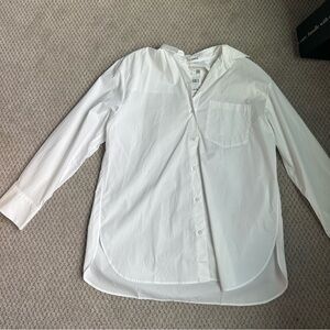 NWT Mango POCKET OVERSIZE SHIRT Size M